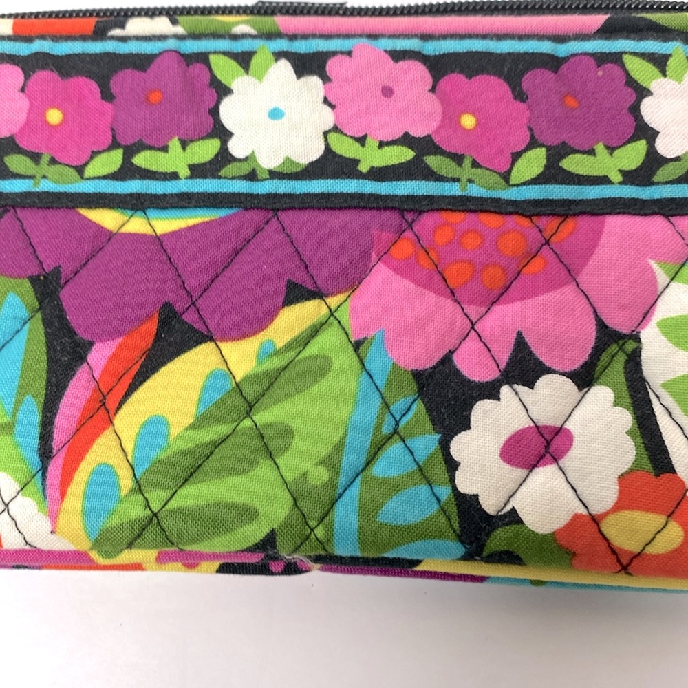 Vera Bradley Wristlet Wallet Va Va Bloom Bold Floral - Picture 5 of 13